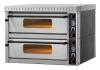 Elektro-Pizzaofen MD 66 GAM Zweikammer-Pizzaofen für 6 + 6 x 34 cm Pizzen. Arbeitstemperatur: 60-500 °C Gerätemaße (BxTxH): 1000 x 1270 x 760 mm - 14,4 kW (MD66)